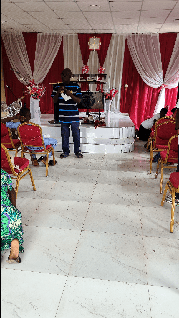 Preacher handling bible details